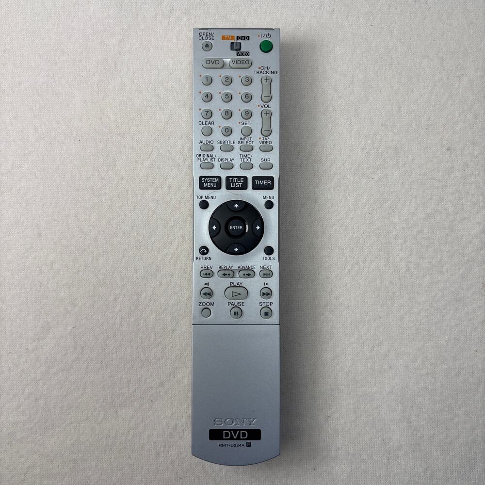 Sony DVD Player Remote Control RMT-0224A Genuine OEM